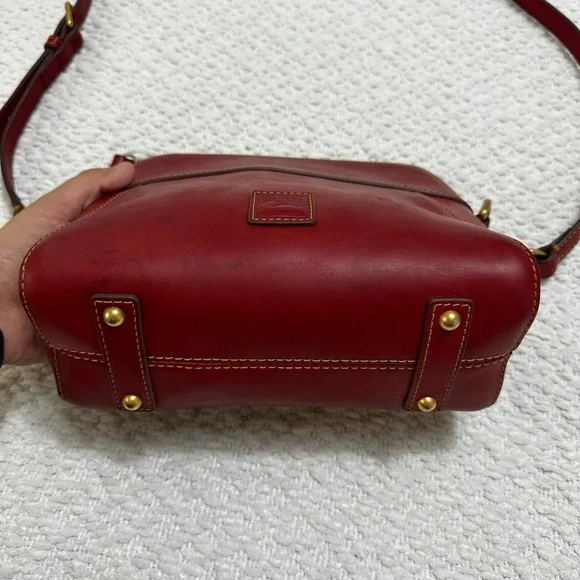 Dooney & Bourke Florentine Cameron Crossbody Red Leather - Picture 3 of 16